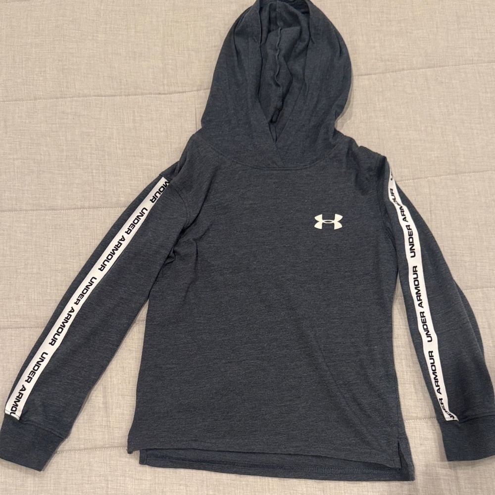 Under Armour Kids' T-shirt Hoodie with Logo Sleeves